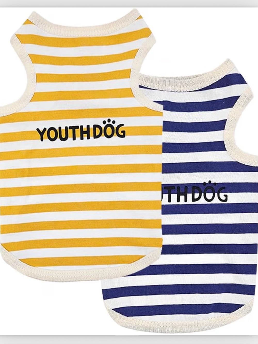 Dog Shirt M Vest Lightweight Stretchy Sailor T-Shirts Soft Cotton Sleeveless FC4